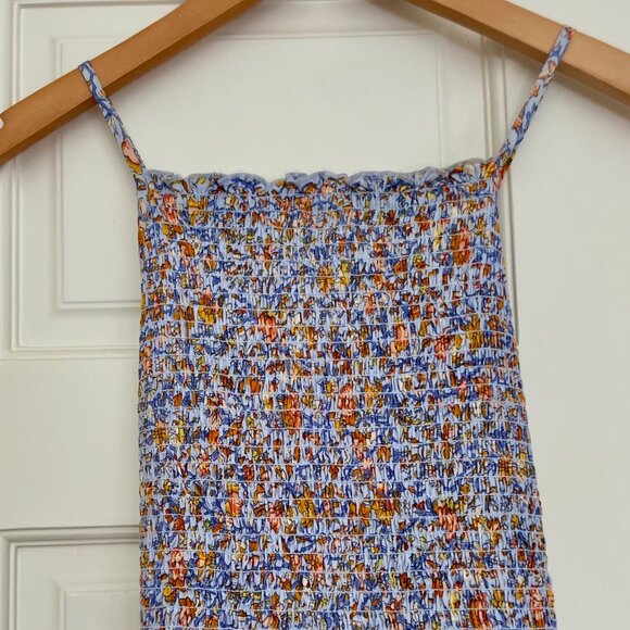 J.Crew Friday Smocked Dress in Afternoon Floral (XS) - Picture 2 of 8